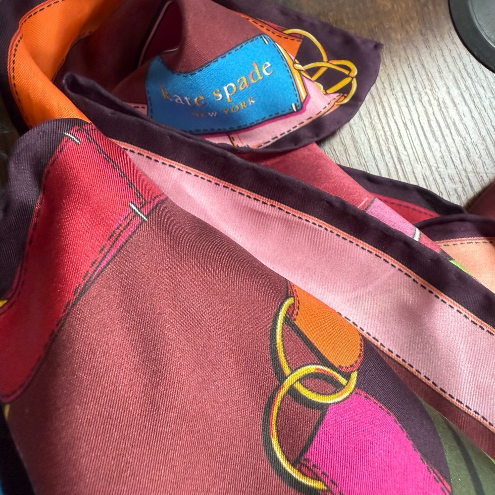 Kate Spade Multicolor Silk Scarf - Picture 2 of 4